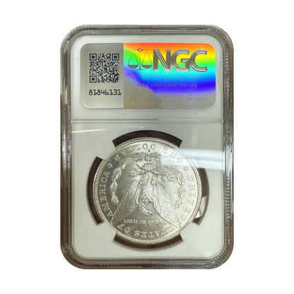 1882 Morgan Silver Dollar San Francisco - George T. Morgan Signature - NGC Brilliant Uncirculated