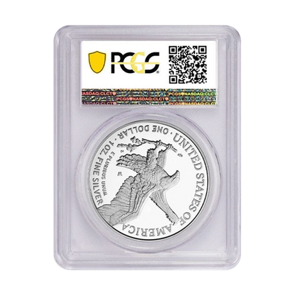 2022 W Silver Eagle - First Day of Issue - PCGS PR70 DCAM - CoinsTV