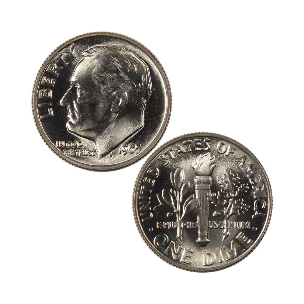1965 US Special Mint Set - 5 Coins - Unopened - CoinsTV