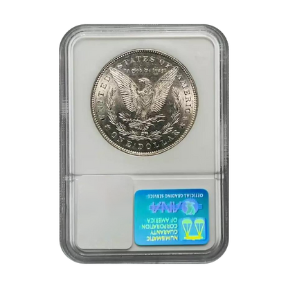 1878 Morgan Silver Dollar Philadelphia 7/8 Tailfeathers Strong - NGC MS61