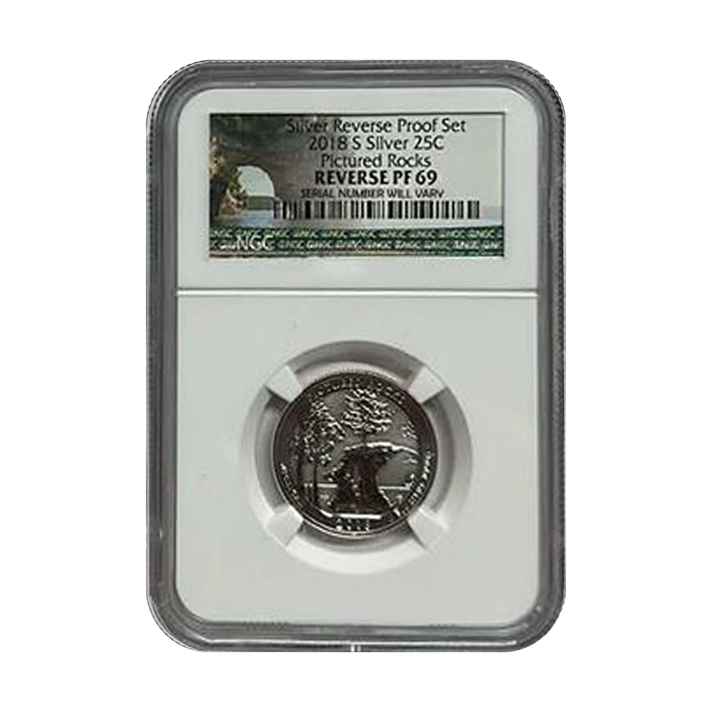 2018-S Silver Quarter Proof - America the Beautiful - NGC REV PF69 Grab Bag - CoinsTV
