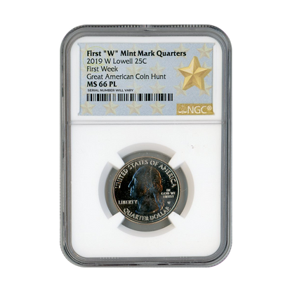 2019 Lowell Quarter Dollar West Point - NGC MS66 PL First Week Great American Coin Hunt - CoinsTV
