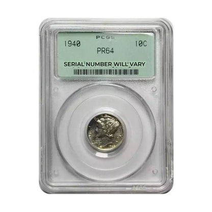1940 Mercury Dime - PCGS PR64 Old Green Holder - CoinsTV