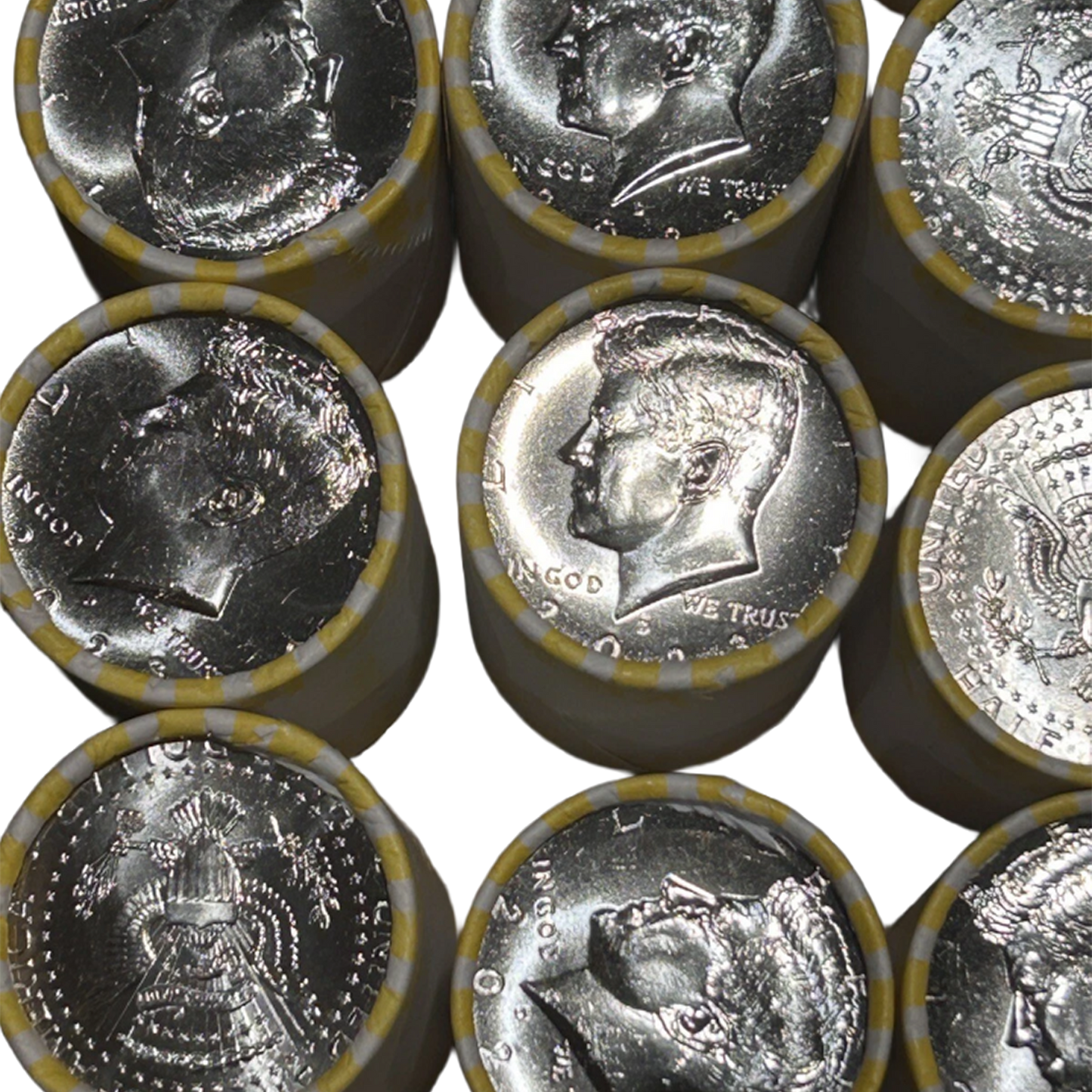 2023-D Kennedy Half Dollar Roll of 20 - Uncirculated - CoinsTV