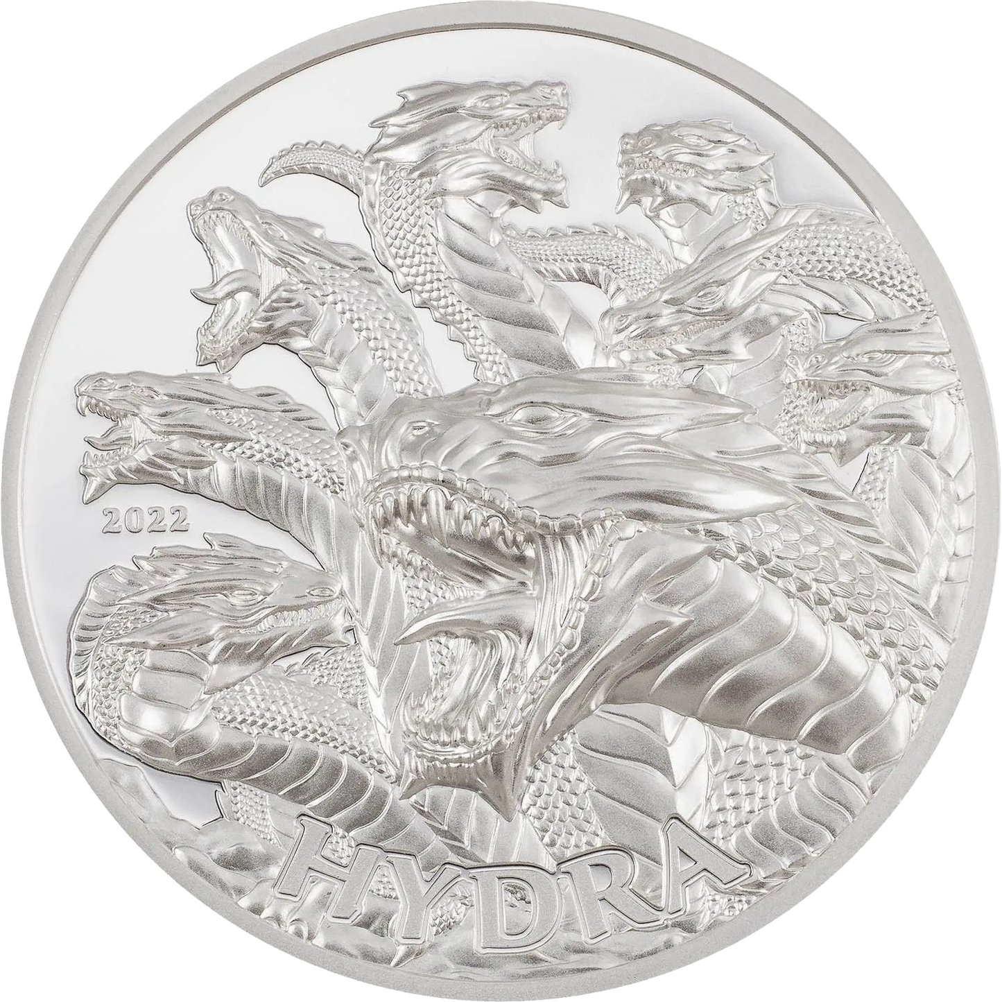 2022 Tanzania Mythical Creatures Hydra 1 oz Silver - CoinsTV