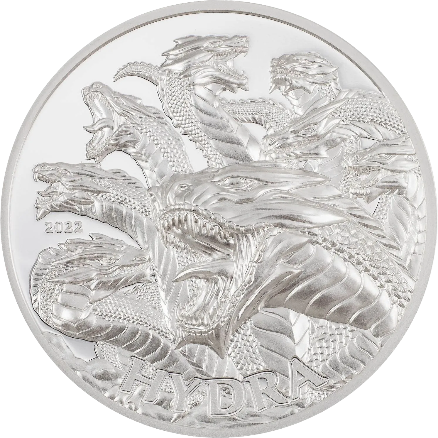 2022 Tanzania Mythical Creatures Hydra 1 oz Silver - CoinsTV