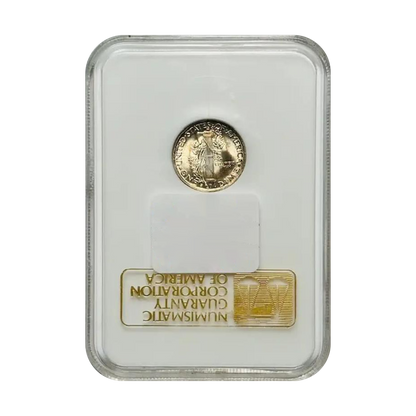 1945-S Mercury Dime - NGC MS65 CAC Gold - CoinsTV