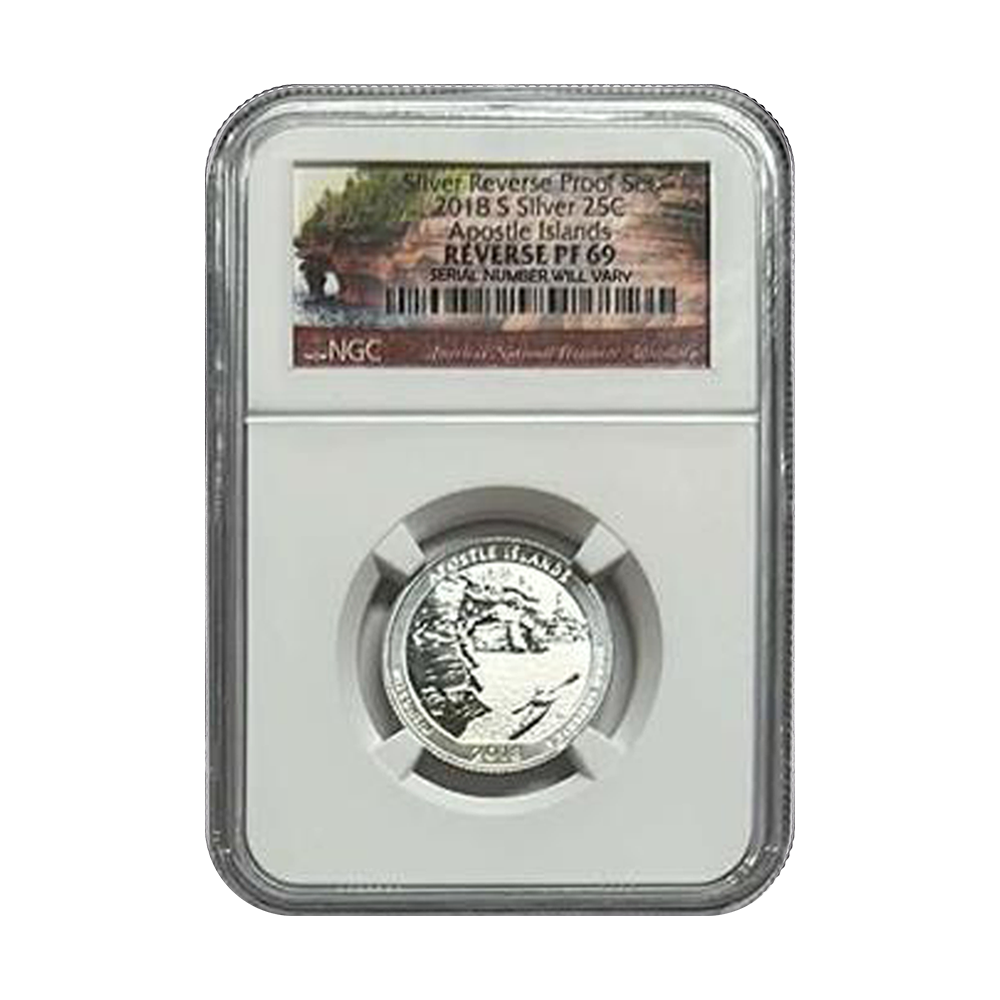 2018-S Silver Quarter Proof - America the Beautiful - NGC REV PF69 Grab Bag - CoinsTV
