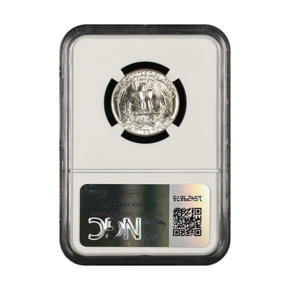 1960 Silver Washington Quarter - Bill Fivaz Red Book Label Type B - NGC MS64