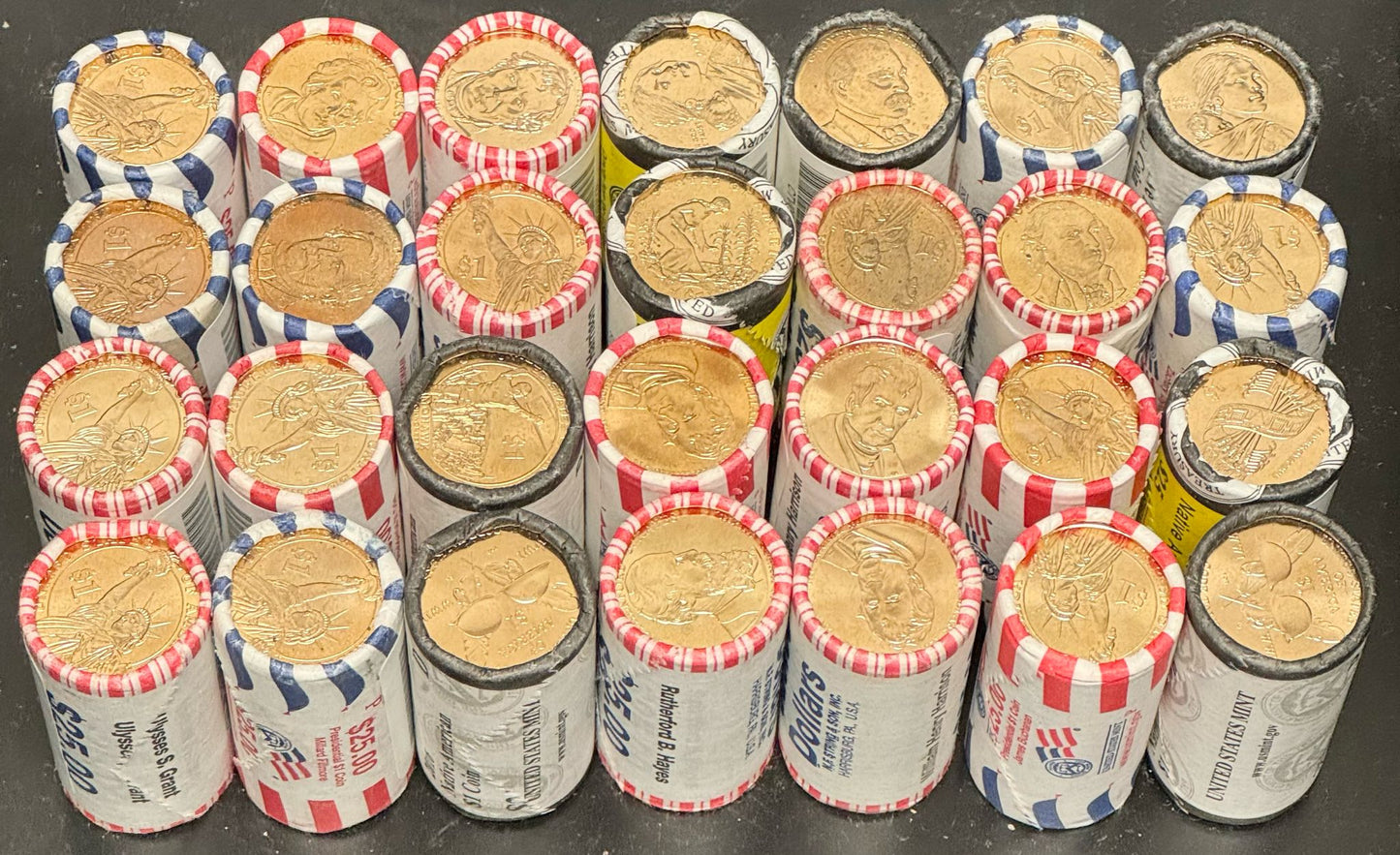 OGP $1 Presidential Deal - Paper Wrapped Dollar Roll of 25