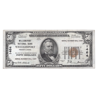 $50 National Bank Currency Notes - Grab Bag - CoinsTV