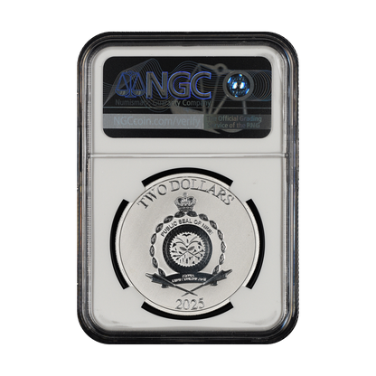 2025 Niue $2 Marvel Iron-Man vs Ultron 1 oz Silver - NGC MS70 - CoinsTV