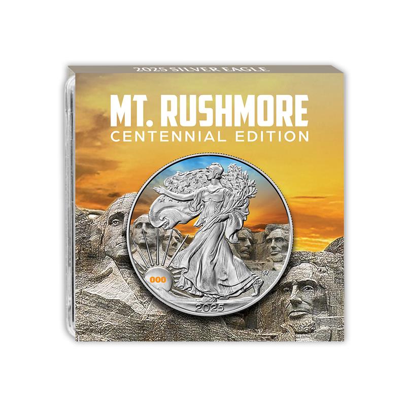 2025 Chromatics Mount Rushmore Silver Eagle - Centennial Edition