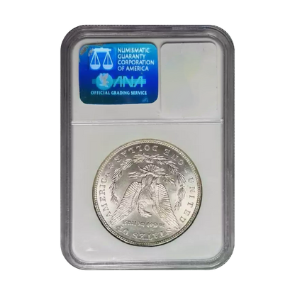 1887 Morgan Silver Dollar Philadelphia - NGC MS66 Sight White