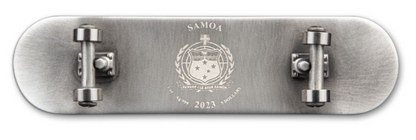 2023 Samoa 3D Skateboard - 1oz Silver Antiqued Movable Coin