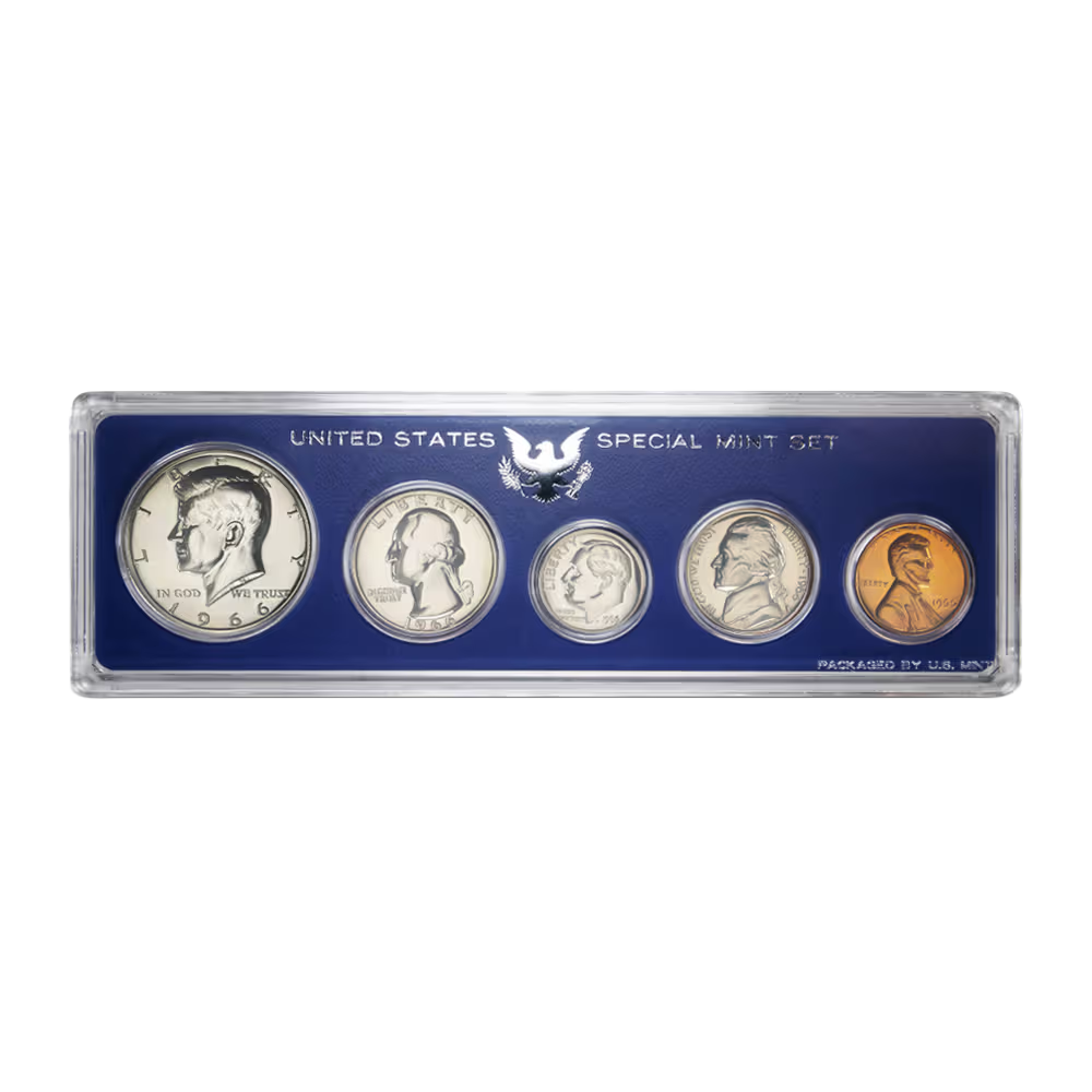 1966 US Special Mint Set - 5 Coins - CoinsTV
