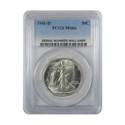 1941-D Walking Liberty Half Dollar - PCGS MS66