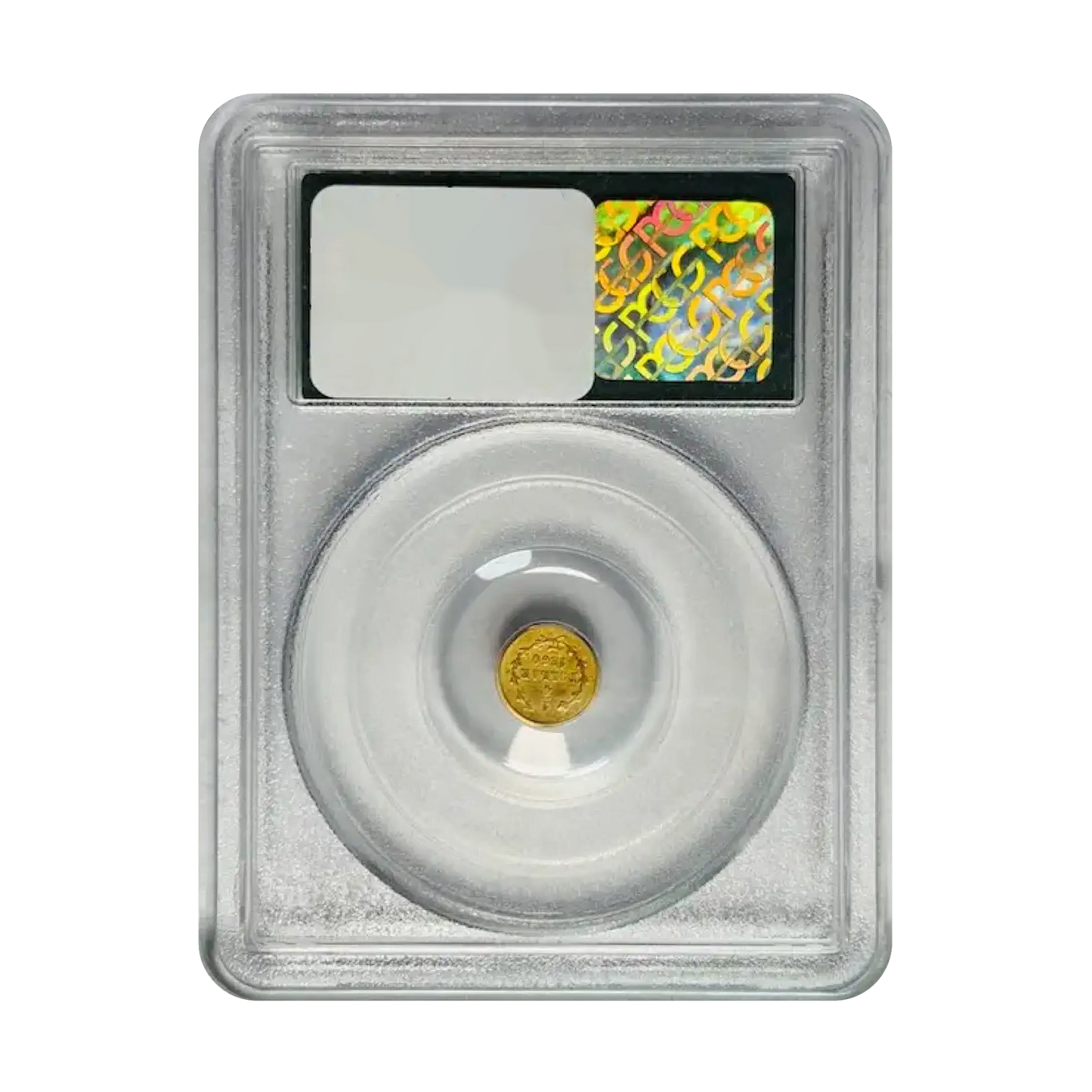 1860/50 25C Liberty Head Round California Gold - PCGS MS64 BG-819 OGH - CoinsTV