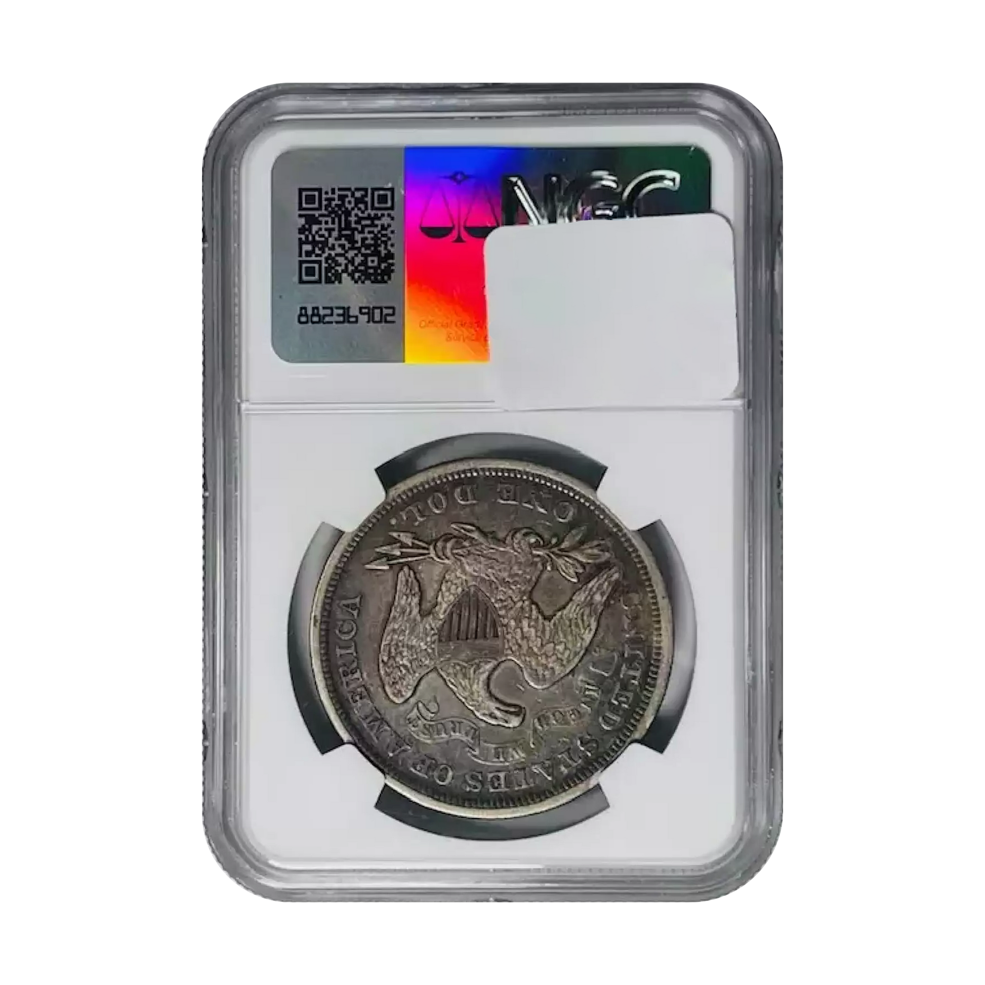 1871 Seated Liberty Dollar - Philadelphia - NGC XF40 - CoinsTV