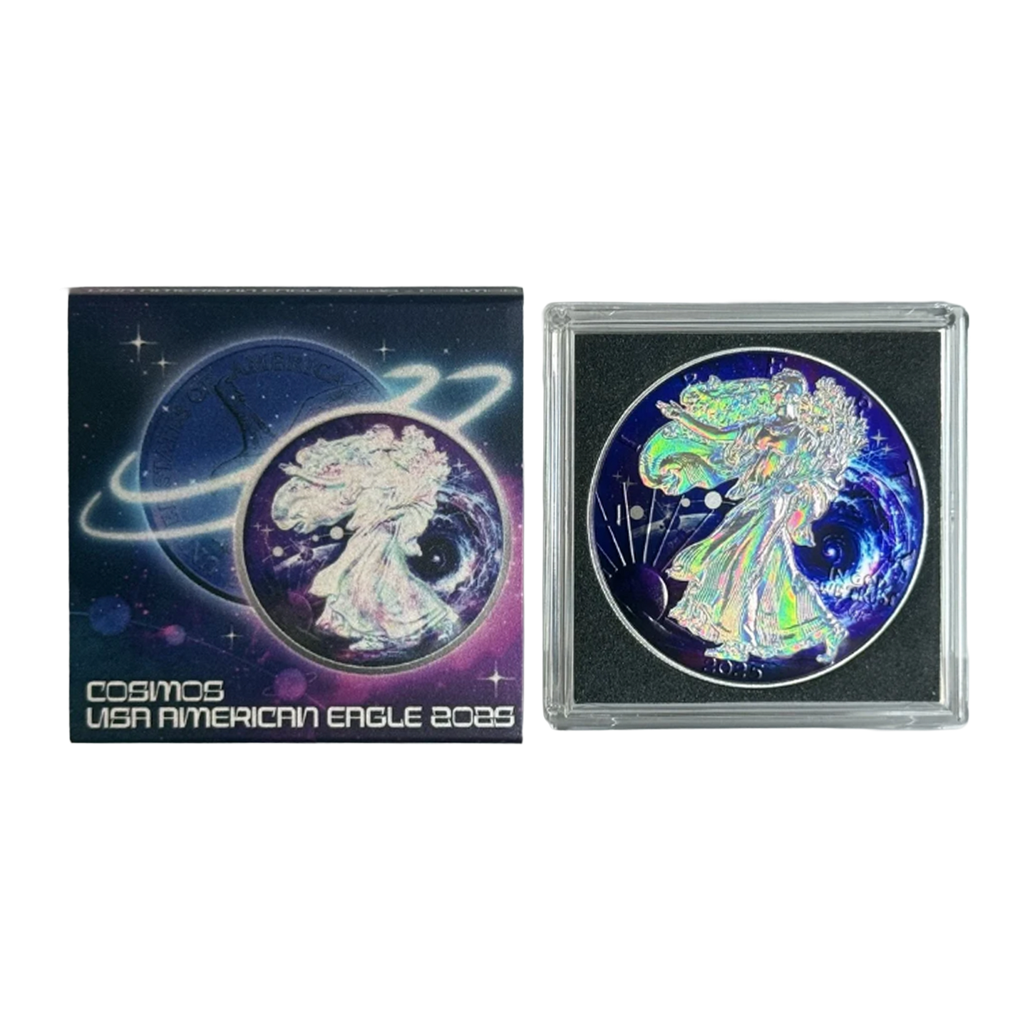 2025 U.S. Eagle Astronaut Hologram Edition 1 oz Silver Coin