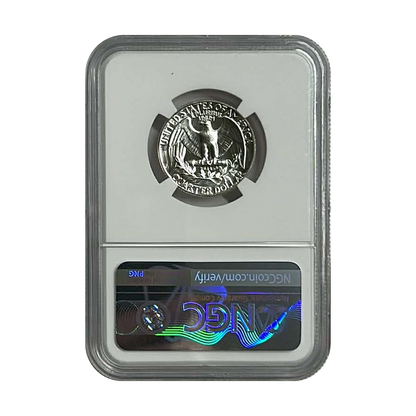 1964 Washington Silver Quarter - Flag Label - NGC PF66 - CoinsTV