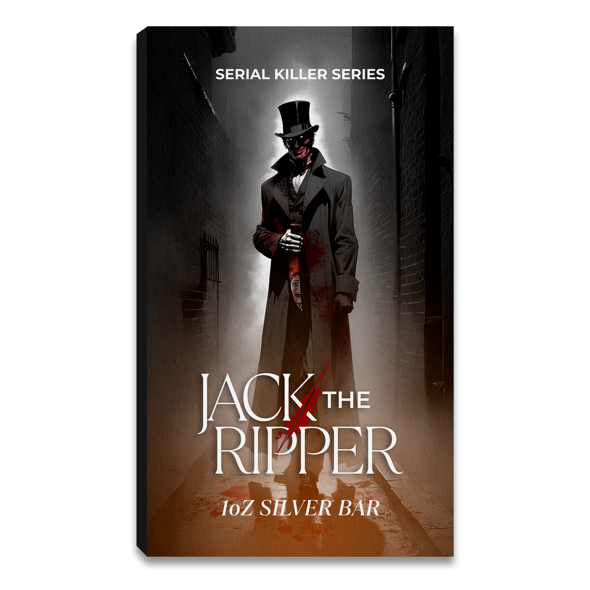 Serial Killer Series - Jack the Ripper 1 oz Silver Bar - CoinsTV