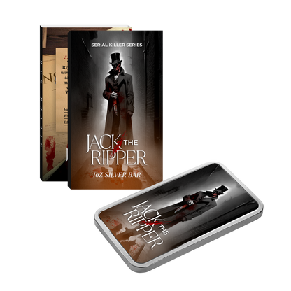 Serial Killer Series - Jack the Ripper 1 oz Silver Bar - CoinsTV