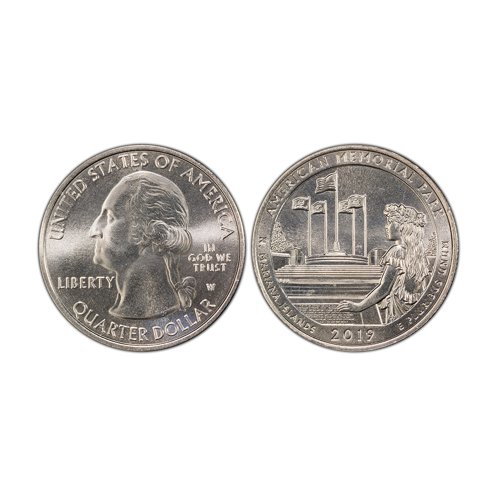 2019 American Memorial Quarter Dollar West Point - PCGS MS65 First Week of Discovery - CoinsTV