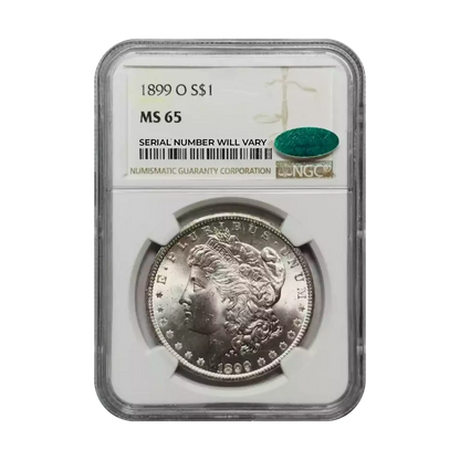 1899-O Morgan Silver Dollar New Orleans - NGC MS65 CAC