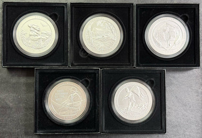 America the Beautiful 5 oz Silver Burnished Grab Bag