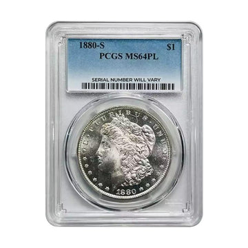 1880-S Morgan Silver Dollar San Francisco - PCGS MS64 PL