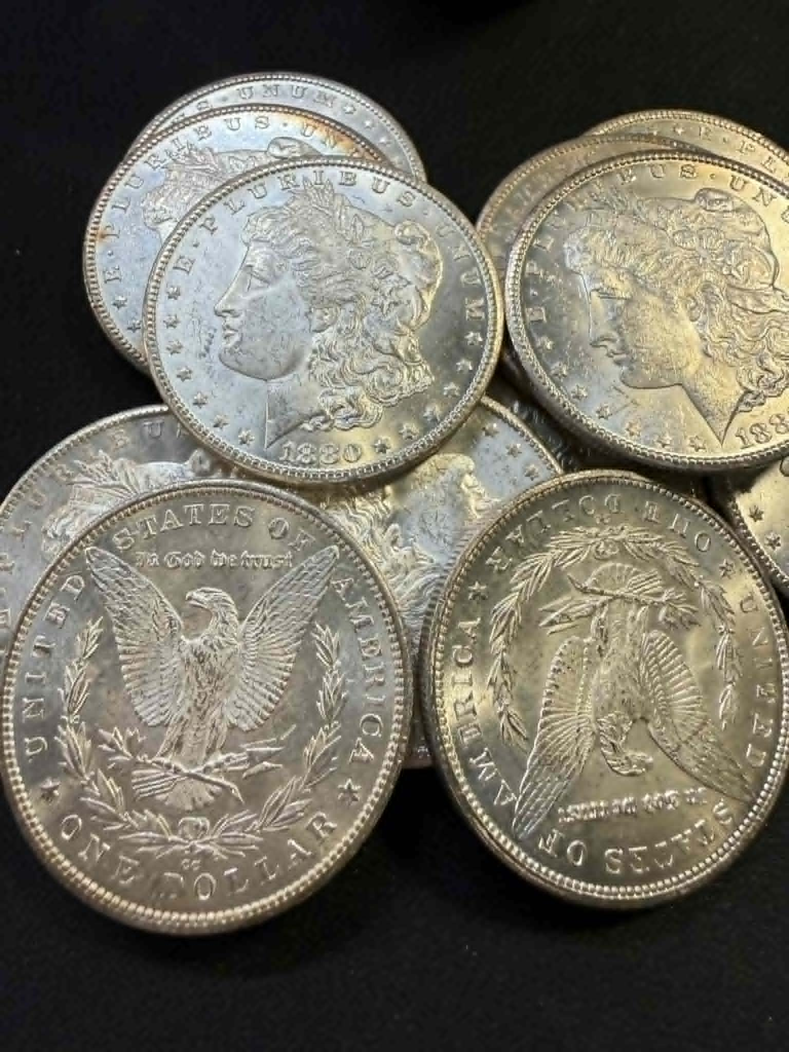 1880 Morgan Silver Dollar Carson City - Brilliant Uncirculated - CoinsTV