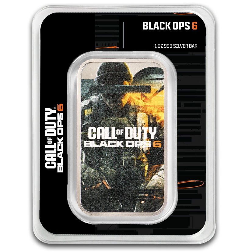 Call of Duty Black Ops 6 1 oz Silver Bar - CoinsTV