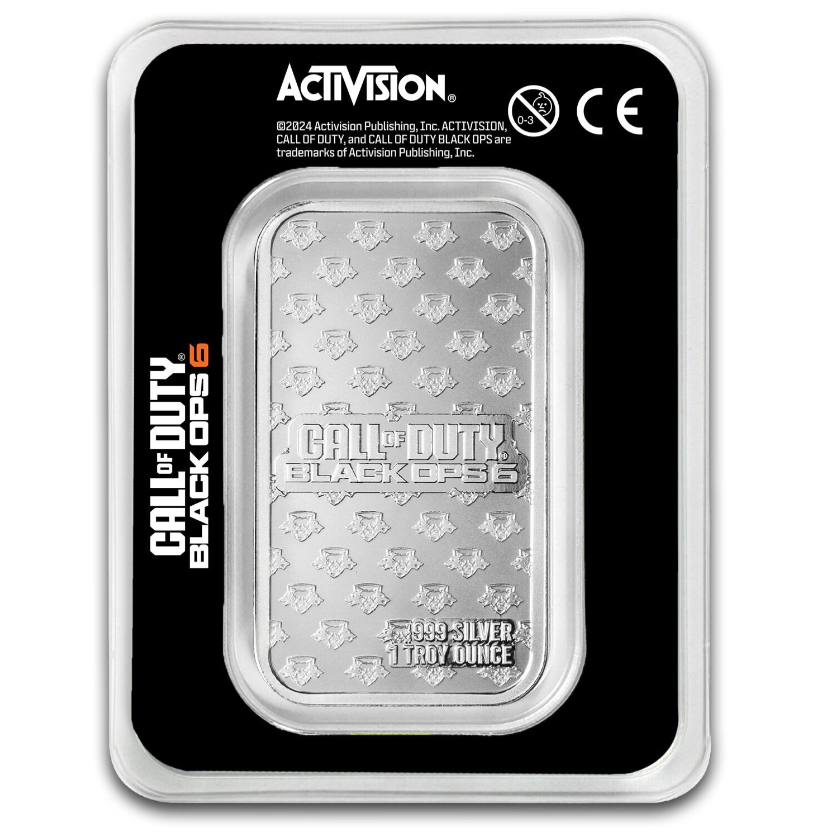 Call of Duty Black Ops 6 1 oz Silver Bar - CoinsTV