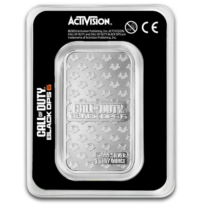 Call of Duty Black Ops 6 1 oz Silver Bar - CoinsTV