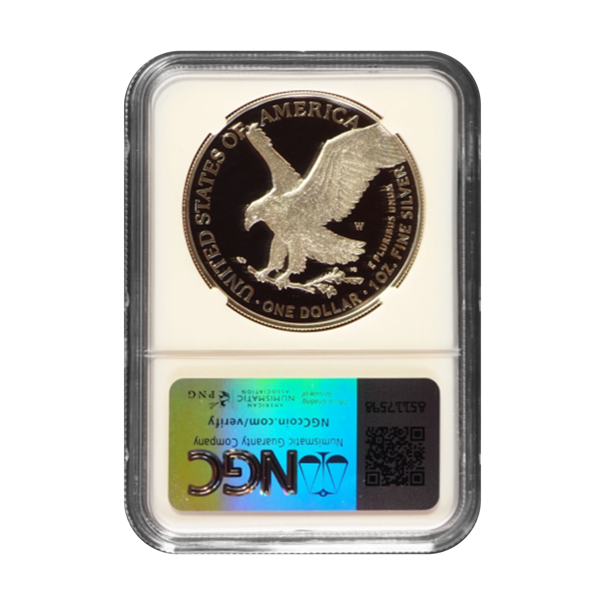 2024-W Silver Eagle - Ed Moy Signature - NGC PF70UCAM Blue Label - CoinsTV