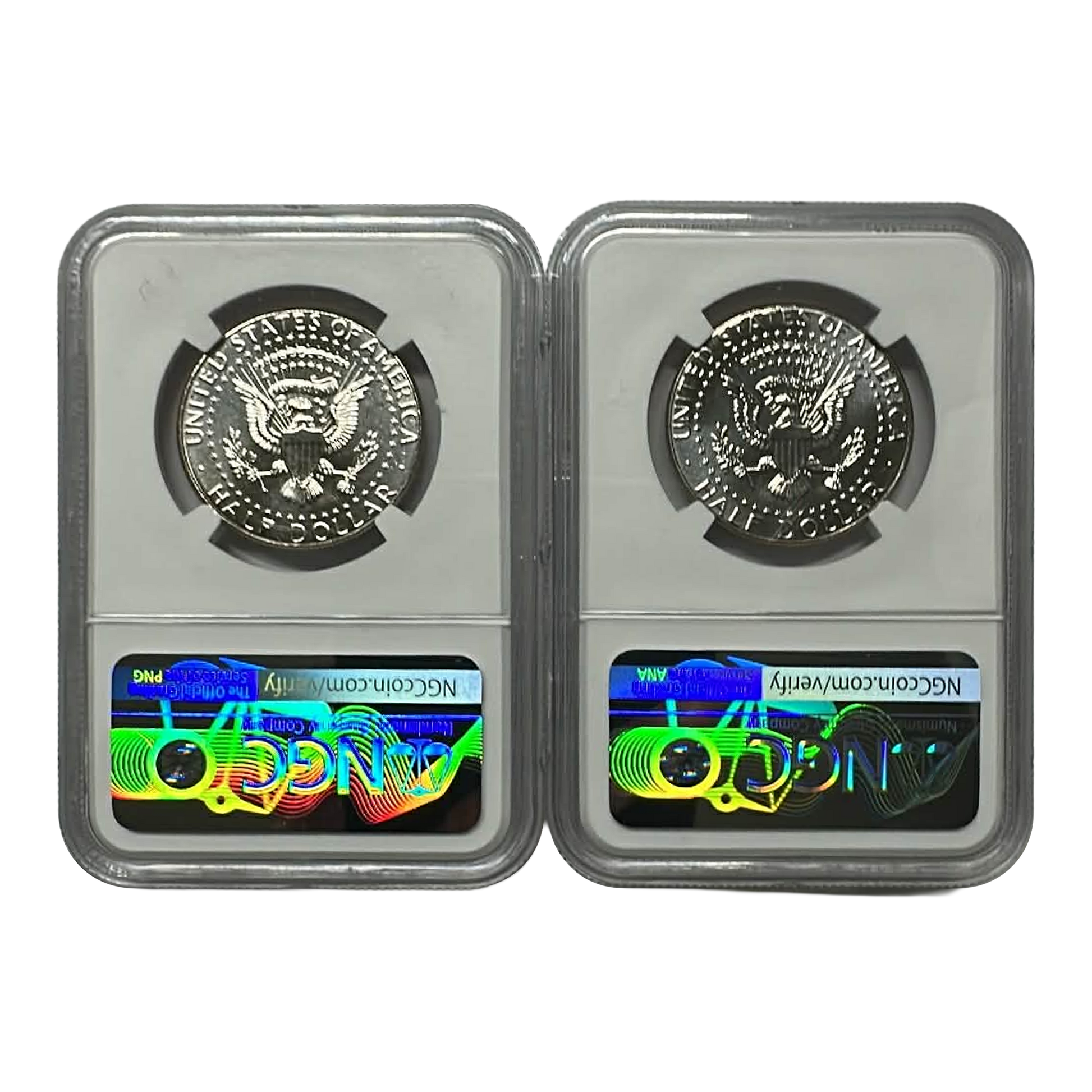 2025 P&D Kennedy Half Dollars 2 pc Set - NGC MS67 - CoinsTV