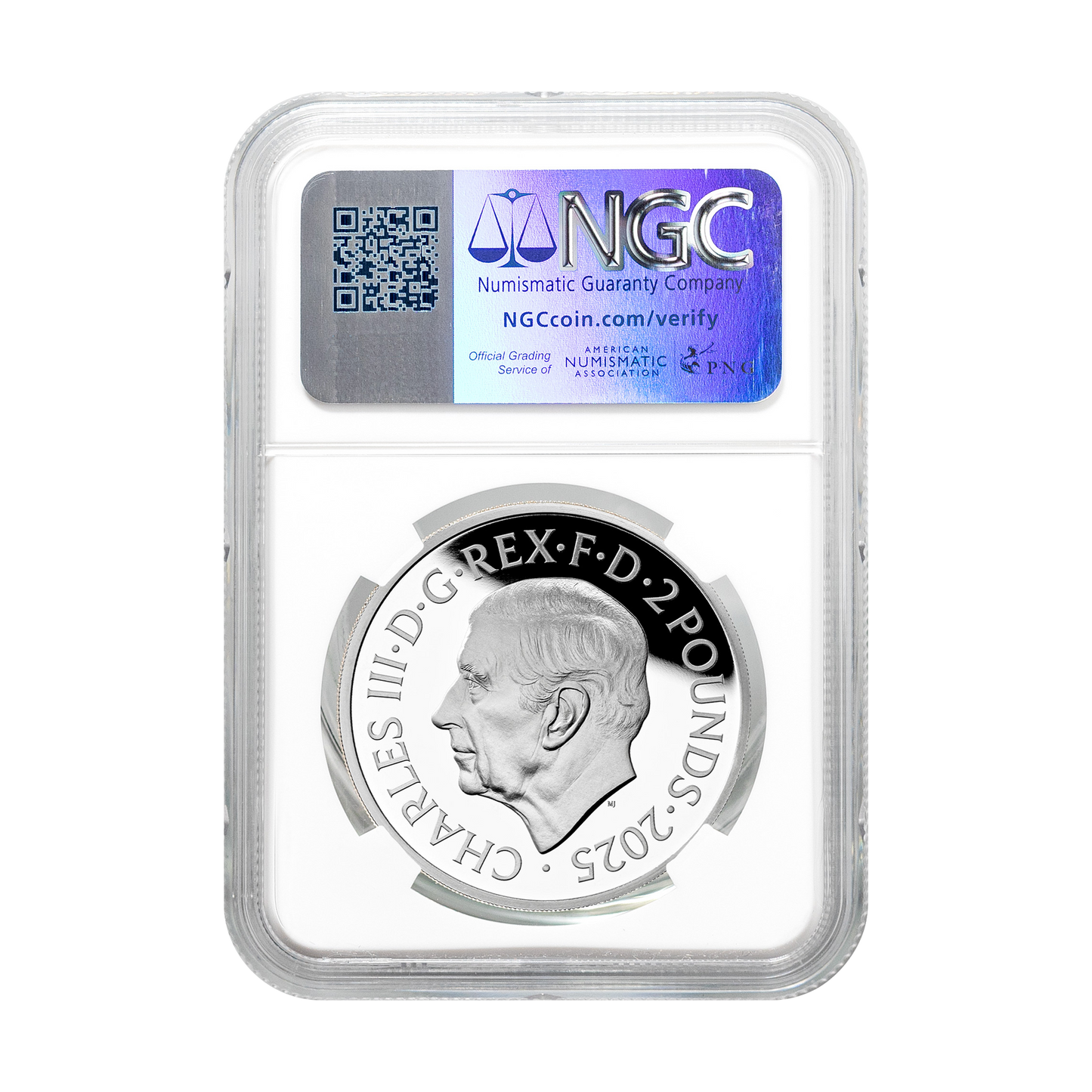 2025 Great Britain Britannia Proof 1 oz Silver Coin - Royal Mint Label - NGC PF 70 UCAM FR - CoinsTV