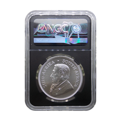 2018 South Africa Krugerrand 1 oz Silver - NGC GEM Uncirculated FDOP Precious Metal Label
