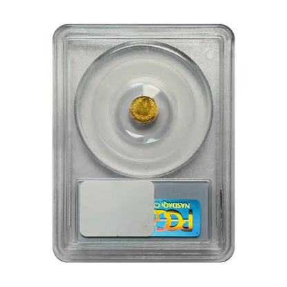 1881 25C Indian Head Octagonal California Fractional Gold - PCGS MS65 BG-799M - CoinsTV