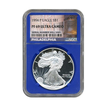 1994 Silver Eagle Philadelphia - NGC PF69 UCAM - Key Date