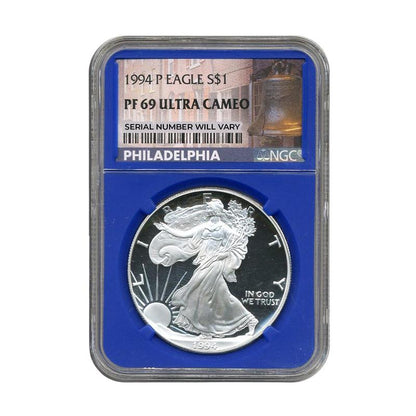 1994 Silver Eagle Philadelphia - NGC PF69 UCAM - Key Date
