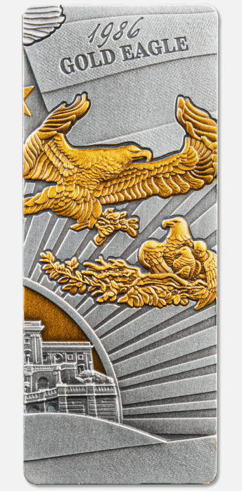 2023 Barbados American Eagle - 4 x 1 oz Ingot Silver Bar Coin Set - CoinsTV