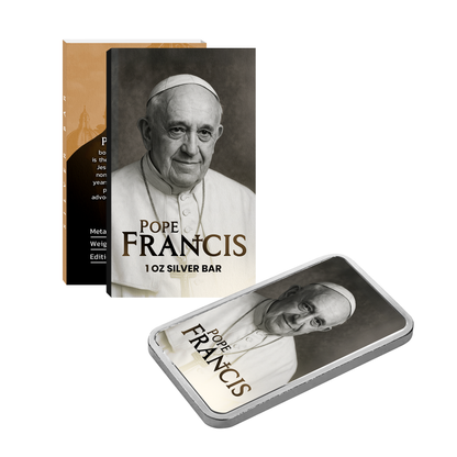 Pope Francis Memorial Silver Bar