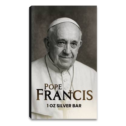 Pope Francis Memorial Silver Bar
