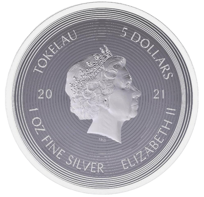 2021 Tokelau Icon Mona Lisa - 1 oz Silver Proof-Like - CoinsTV