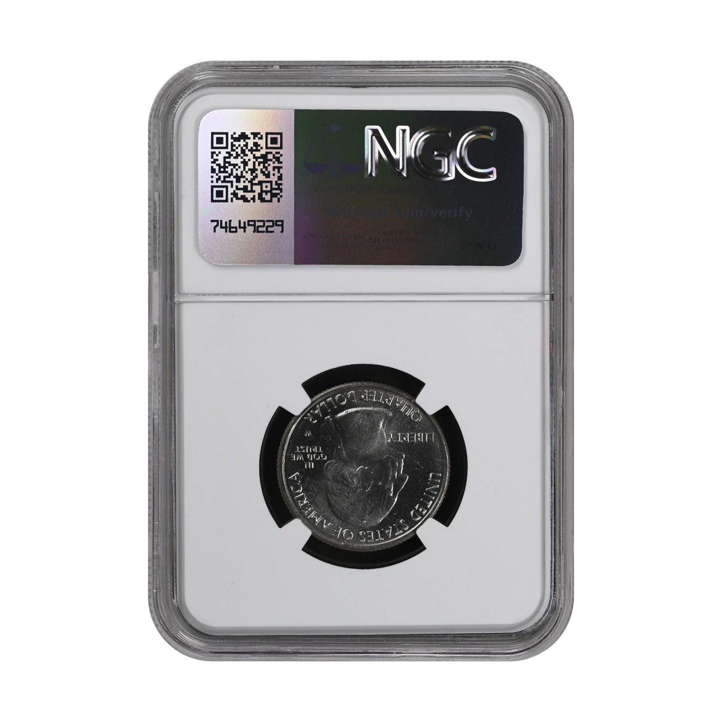2019 W Frank Church Quarter Dollar West Point - NGC MS65