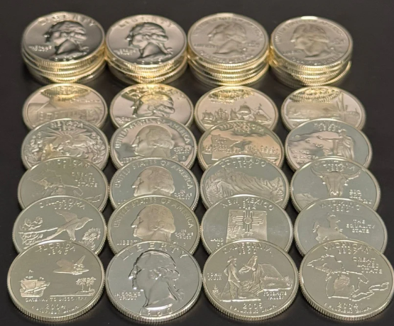 SILVER PROOF QUARTER