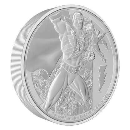2023 DC Classics - Shazam 3 oz silver - CoinsTV
