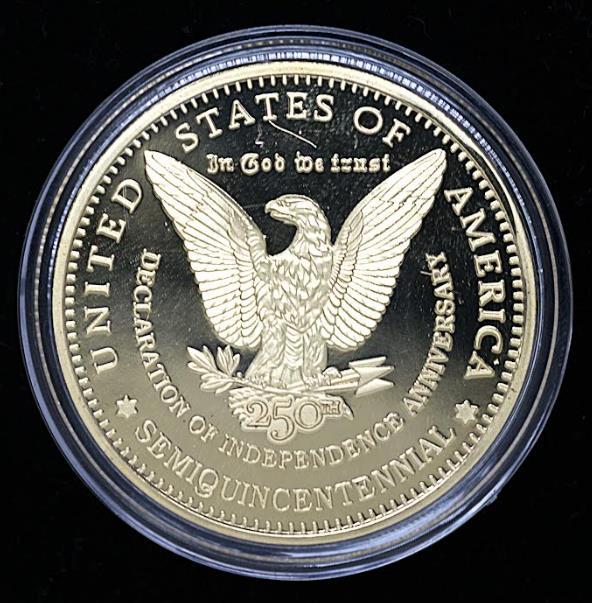 America 250th anniversary Morgan Dollar Round - CoinsTV